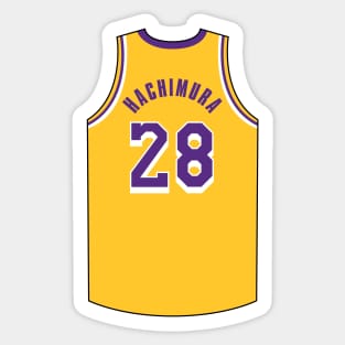 Rui Hachimura Jersey Gold Qiangy Sticker